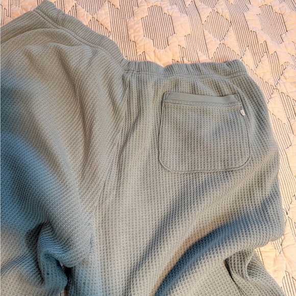 Aerie Waffle Knit Pajama Pants - Blue and Brown Bundle - Picture 8 of 9